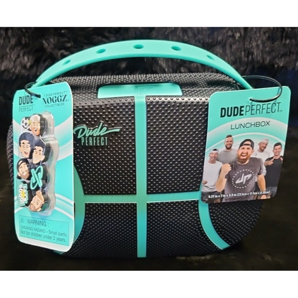2 Pc. Dude Perfect Lunch Box , W/ Free NOGGZ
